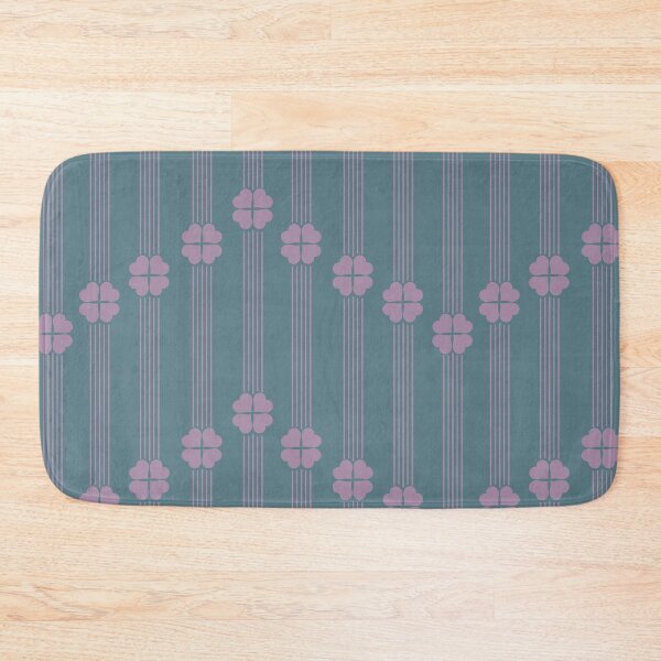 Item preview, Hearts & Vertical Stripes Pink on Teal designed and sold by Digitalmyth's Designs.