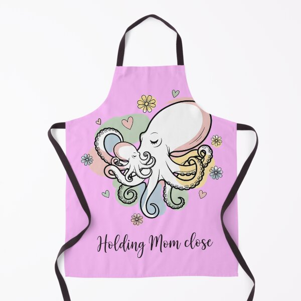 Item preview, Holding Mom Close – Mama and Baby Octopus Hug designed and sold by Sea Gem.