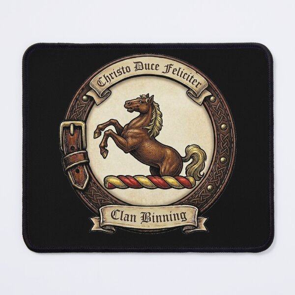 Item preview, Clan Binning Crest designed and sold by BagTown Clans.
