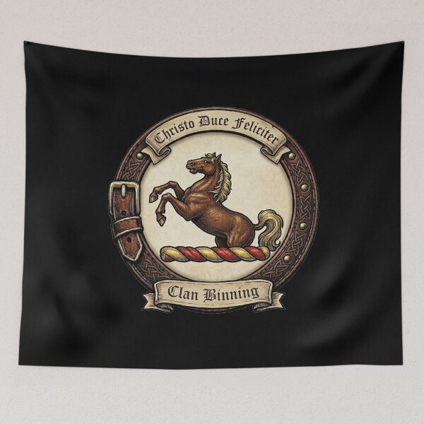 Item preview, Clan Binning Crest designed and sold by BagTown Clans.