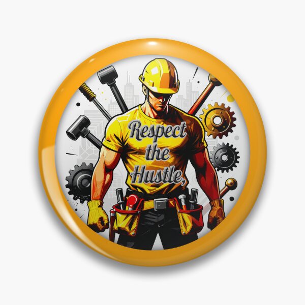 Item preview, Respect the Hustle Construction Worker Design – Labor Day Shirt designed and sold by Topoartispp.