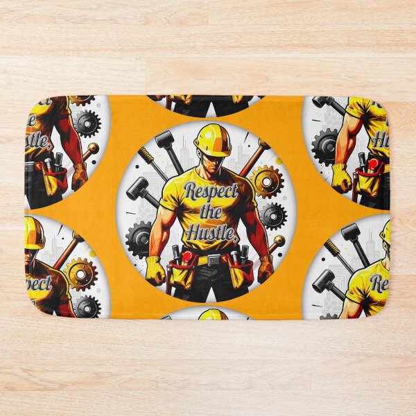 Item preview, Respect the Hustle Construction Worker Design – Labor Day Shirt designed and sold by Topoartispp.