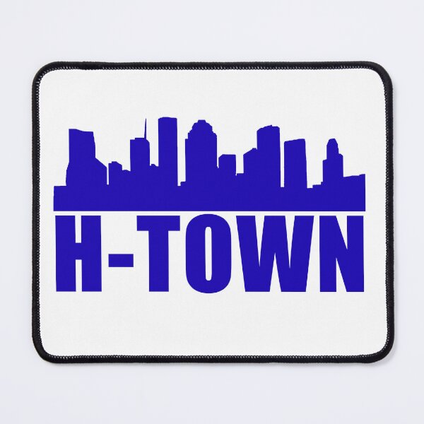 Item preview, Houston: H-Town Skyline - Blue designed and sold by HTown-Otter T-Shirts & More .