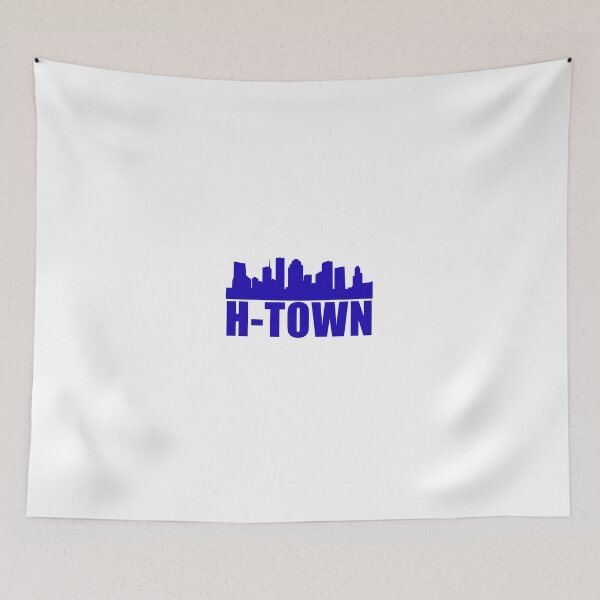 Item preview, Houston: H-Town Skyline - Blue designed and sold by HTown-Otter.