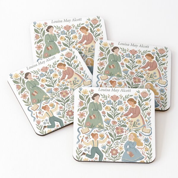 Item preview, Little Women Folk Art Sisters Illustration designed and sold by Abyswit.