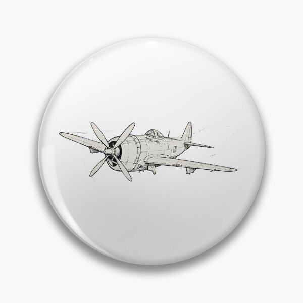 Item preview, The Dottie B - P-47 Thunderbolt line Drawing designed and sold by furrydrool.