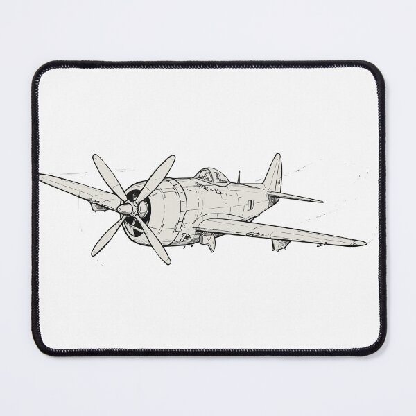 Item preview, The Dottie B - P-47 Thunderbolt line Drawing designed and sold by furrydrool.
