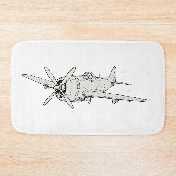 Item preview, The Dottie B - P-47 Thunderbolt line Drawing designed and sold by furrydrool.