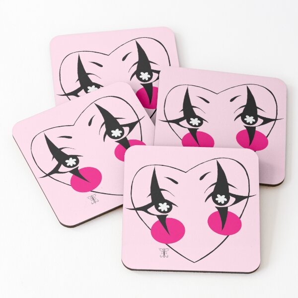 Item preview, Pink Clown Face designed and sold by JuniperPineArts.