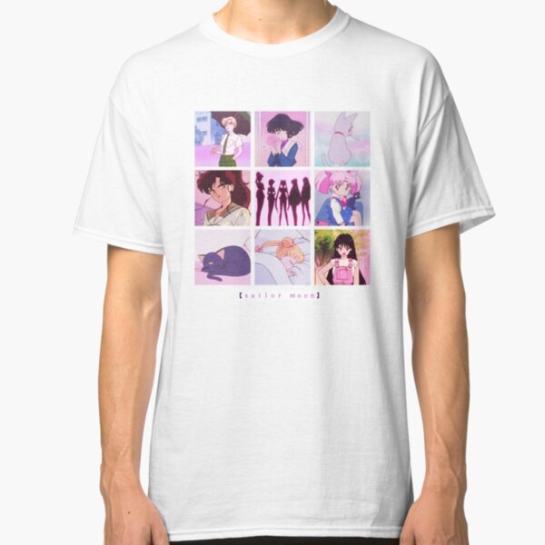 Sailor Moon Vaporwave Aesthetic anime collage Classic T-Shirt