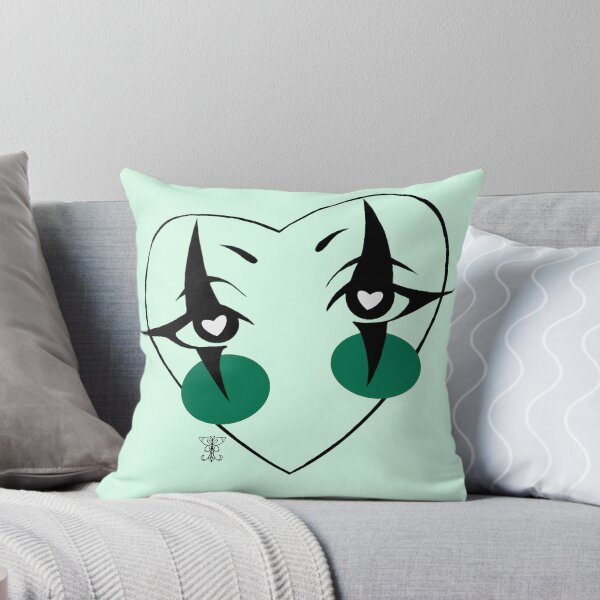 Item preview, Green Clown Face designed and sold by JuniperPineArts.