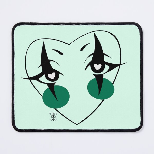 Item preview, Green Clown Face designed and sold by JuniperPineArts.