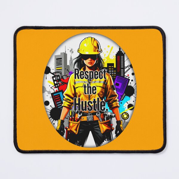 Item preview, Respect the Hustle Worker Illustration – Industrial Labor Design designed and sold by Topoartispp.