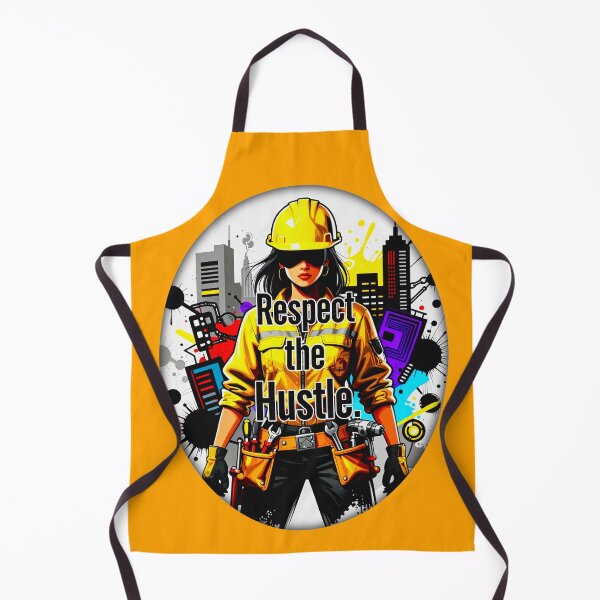 Artikelvorschau, Respect the Hustle Worker Illustration – Industrial Labor Design entworfen und verkauft von Topoartispp.