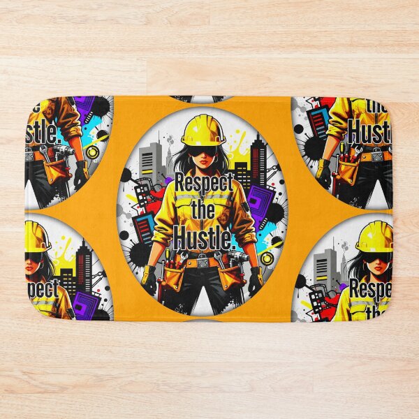 Item preview, Respect the Hustle Worker Illustration – Industrial Labor Design designed and sold by Topoartispp.