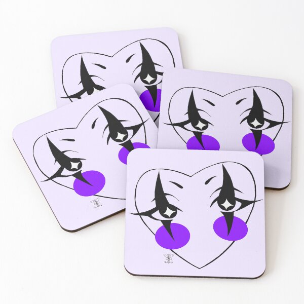 Item preview, Purple clown face designed and sold by JuniperPineArts.