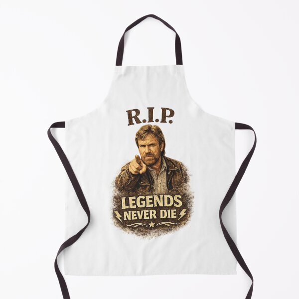 Item preview, RIP Chuck Norris Legends Never Die designed and sold by RevealedStore.