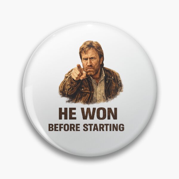 Item preview, Chuck Norris He Won Before Starting designed and sold by RevealedStore.