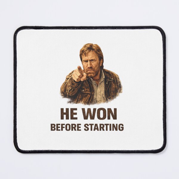 Item preview, Chuck Norris He Won Before Starting designed and sold by RevealedStore.