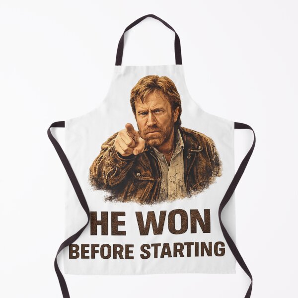Item preview, Chuck Norris He Won Before Starting designed and sold by RevealedStore.
