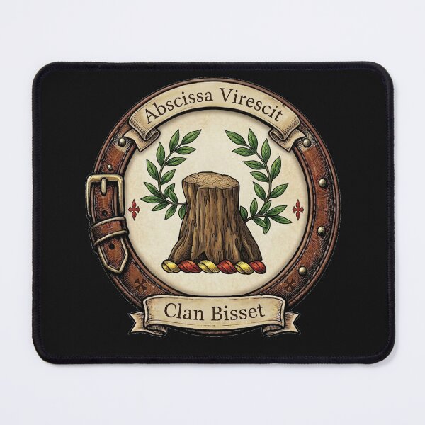 Item preview, Clan Bisset Crest designed and sold by BagTown Clans.