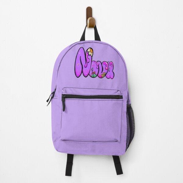 Item preview, Nova name in purple bubble text with flowers and drips. Personalized Custom Gift for Girls and women designed and sold by Artonmytee.