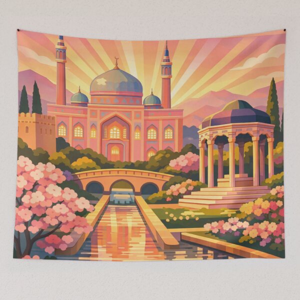 Item preview, Shiraz Iran Travel Poster designed and sold by MatthewHeights.