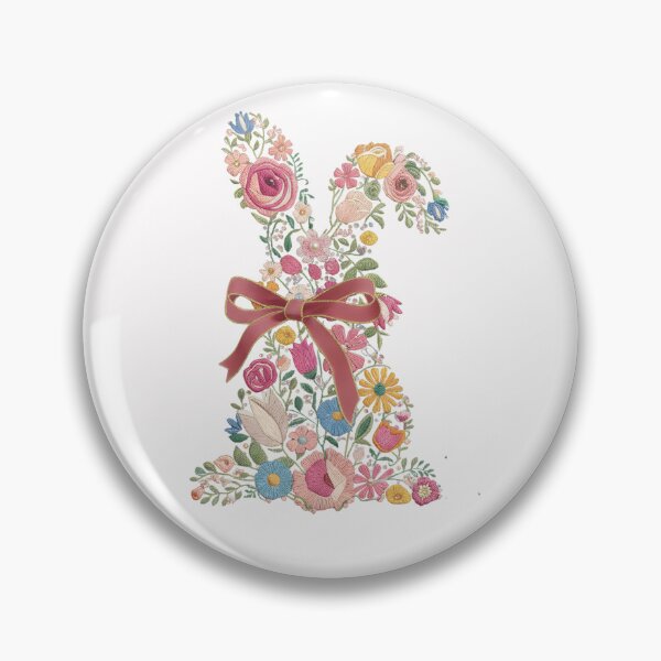 Item preview, Coquette Easter Bunny Floral, Happy Easter, Floral Easter Bunny, Easter, Spring Floral, Bunny designed and sold by DesignDenDo ⭐⭐⭐⭐⭐.