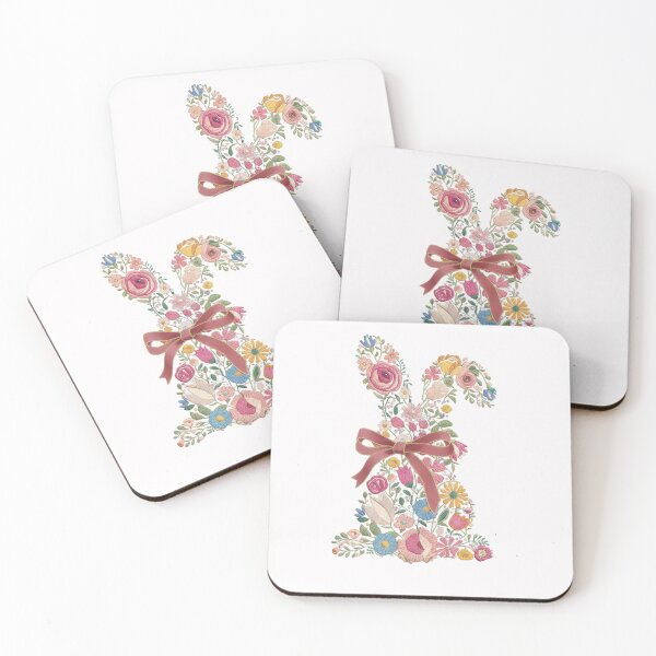 Item preview, Coquette Easter Bunny Floral, Happy Easter, Floral Easter Bunny, Easter, Spring Floral, Bunny designed and sold by DesignDenDo ⭐⭐⭐⭐⭐.