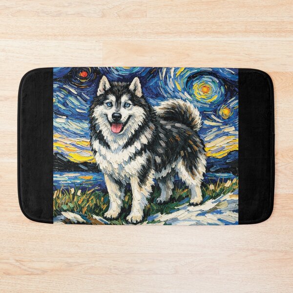 Item preview, Starry Night Wolf - Van Gogh Impressionist Wildlife Art designed and sold by DreamPup.