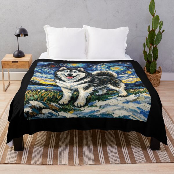 Item preview, Starry Night Wolf - Van Gogh Impressionist Wildlife Art designed and sold by DreamPup.