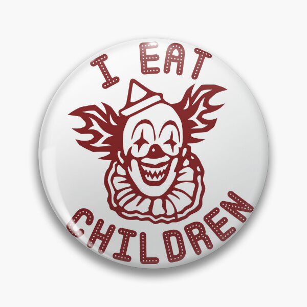 Item preview, I Eat Children Funny Evil Clown - Retro Horror Design designed and sold by Arcaucil.