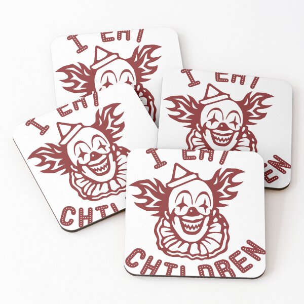 Item preview, I Eat Children Funny Evil Clown - Retro Horror Design designed and sold by Arcaucil.