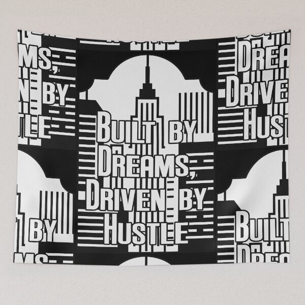 Item preview, Built by Dreams Driven by Hustle City Design designed and sold by Topoartispp.