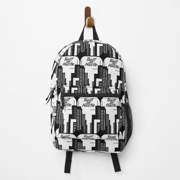 Item preview, Built on Hustle City Skyline Minimalist Design designed and sold by Topoartispp.