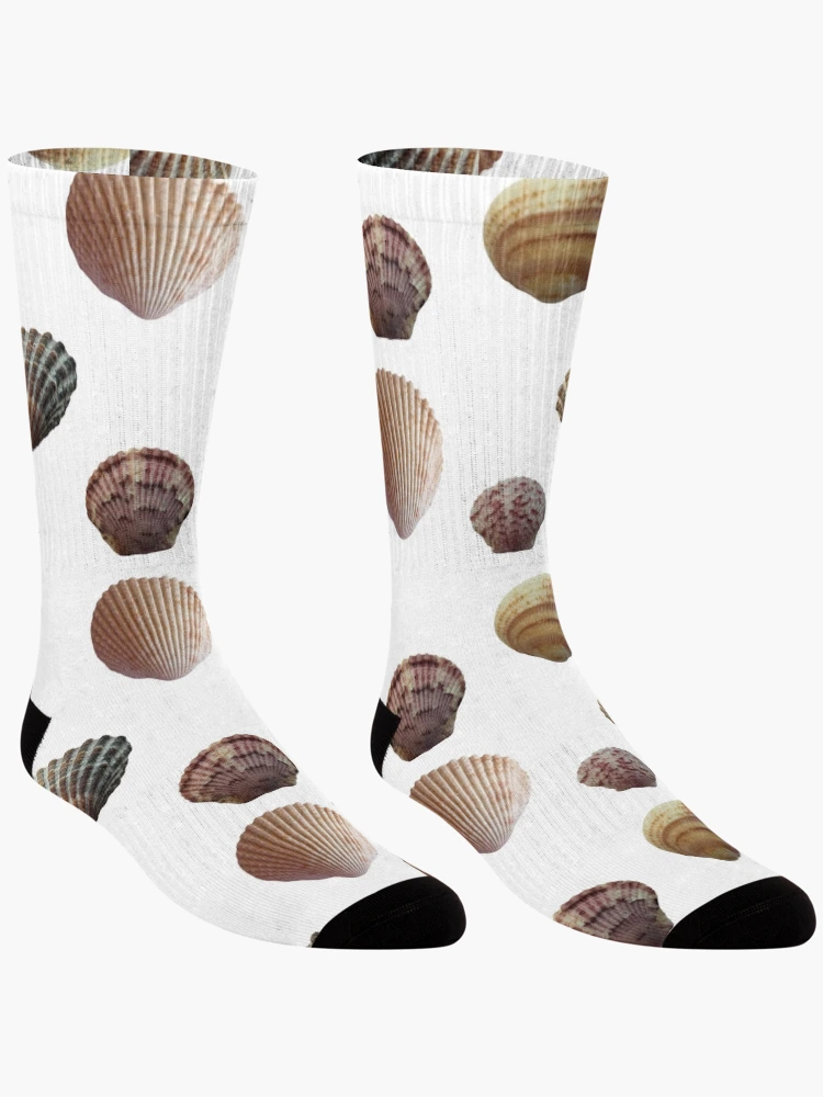 Thumbnail 3 of 5, Socks, Seashells  designed and sold by Rachel the Artist .