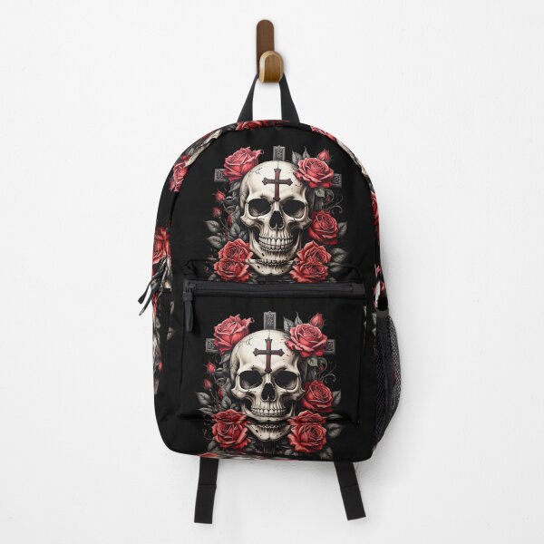Item preview, Skull Roses and Cross Design designed and sold by Teale-Studio.