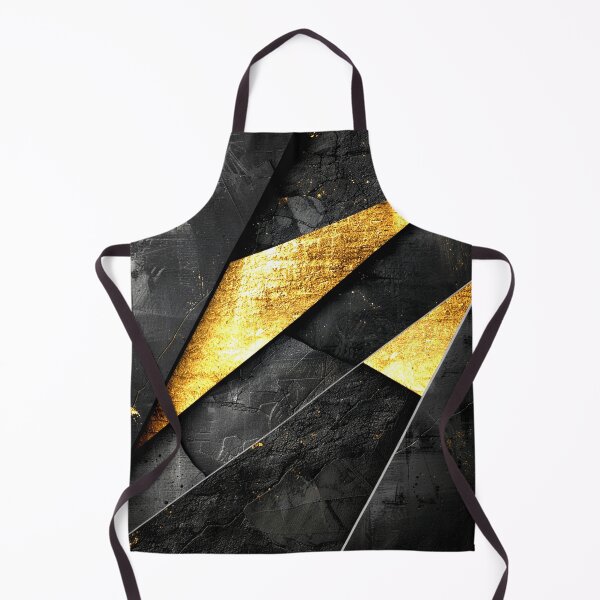 Item preview, Luxurious Golden And Brushed Black Sophisticated Abstract Shapes designed and sold by DEC02.
