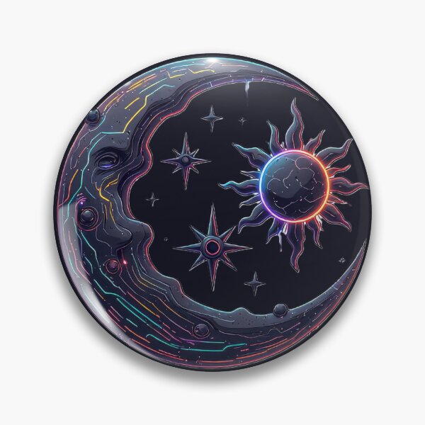 Item preview, Space Art Print Planets Cosmic | Binary Aether-Orbital Alignment - Specimen LUM14-762 designed and sold by Aethereal Labs.