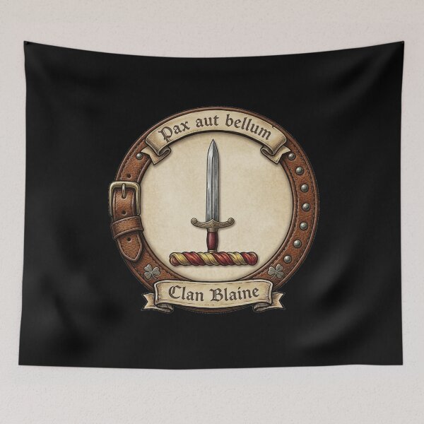 Item preview, Clan Blane Crest designed and sold by BagTown Clans.