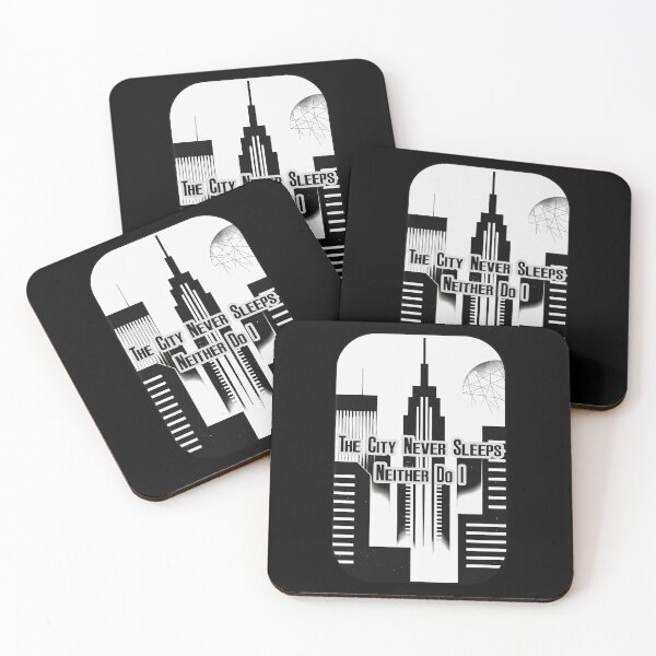Item preview, The City Never Sleeps Hustle Skyline Design designed and sold by Topoartispp.