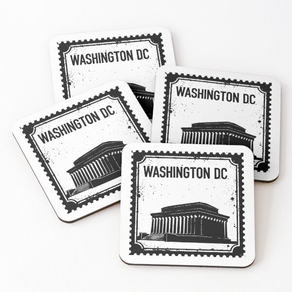 Item preview, Washington DC Vintage Stamp Lincoln Memorial b designed and sold by Fikuall.