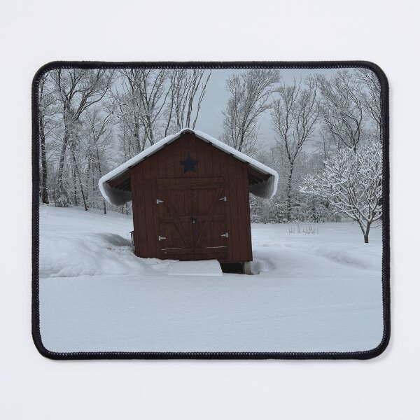 Item preview, Shed in winter landscape designed and sold by Created by B.