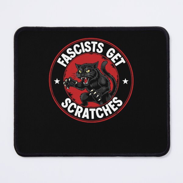 Item preview, Vintage Black Cats Against Fascists Get Scratches designed and sold by Dressed For  Duty.