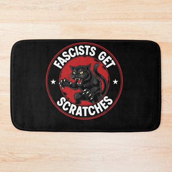 Item preview, Vintage Black Cats Against Fascists Get Scratches designed and sold by Dressed For  Duty.