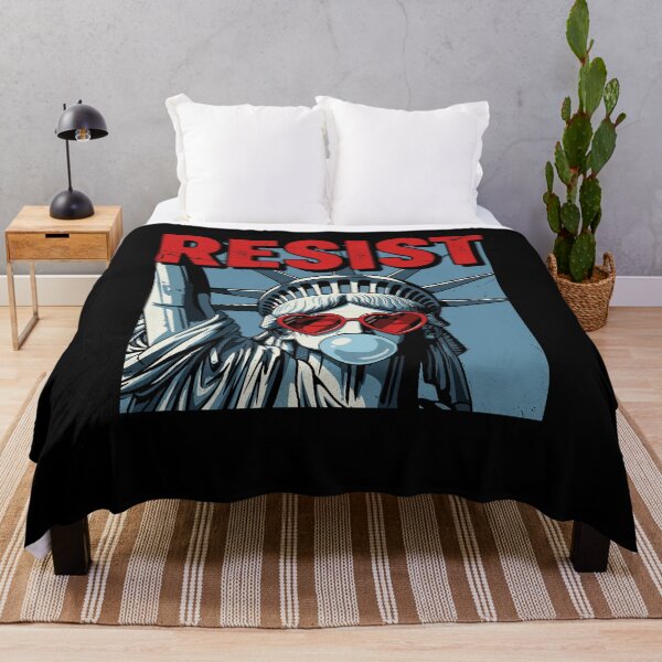 Item preview, Resist Statue Liberty Bubblegum Protest Equality designed and sold by Dressed For Duty.
