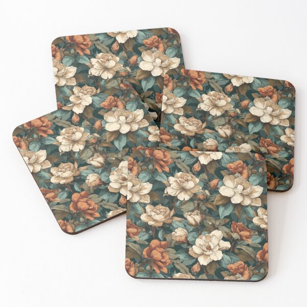 Item preview, Delicate Gardenias Texture  - Flower Garden Pattern  - Secret Santa Gifts designed and sold by RoyalStarsPatts.