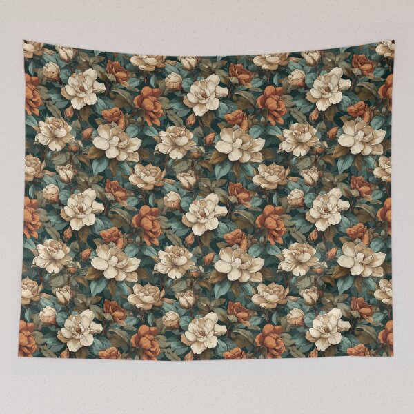Item preview, Delicate Gardenias Texture  - Flower Garden Pattern  - Secret Santa Gifts designed and sold by RoyalStarsPatts.