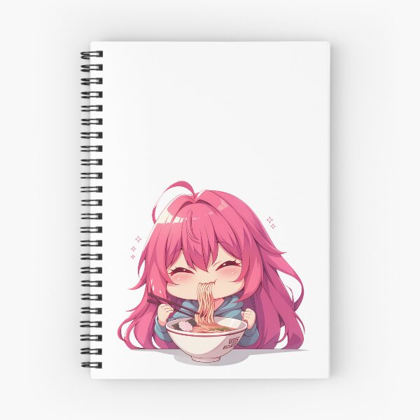 Item preview, Lucy Kaede Elfen Lied Kawaii Ramen Chibi Pink Hair Cozy Smile designed and sold by mildaclairmo.