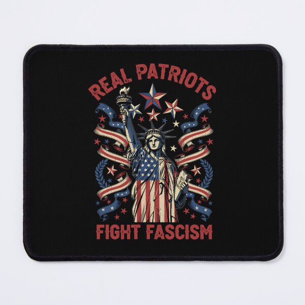 Item preview, Real Patriots Fight Fascism Fascist Political Protest designed and sold by Dressed For Duty.